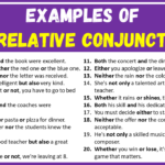 Examples of Correlative Conjunctions in Sentences