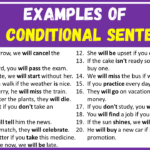 Examples of First Conditional Sentences