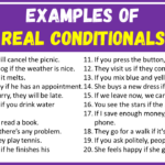 Examples of The Real Conditionals