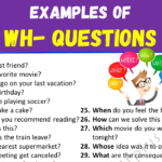 Examples of WH Questions Copy