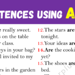 Sentences Using Are Copy