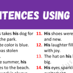 Sentences Using HIS Copy