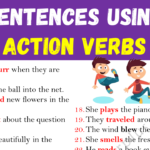 Example Sentences Using Action Verbs Copy